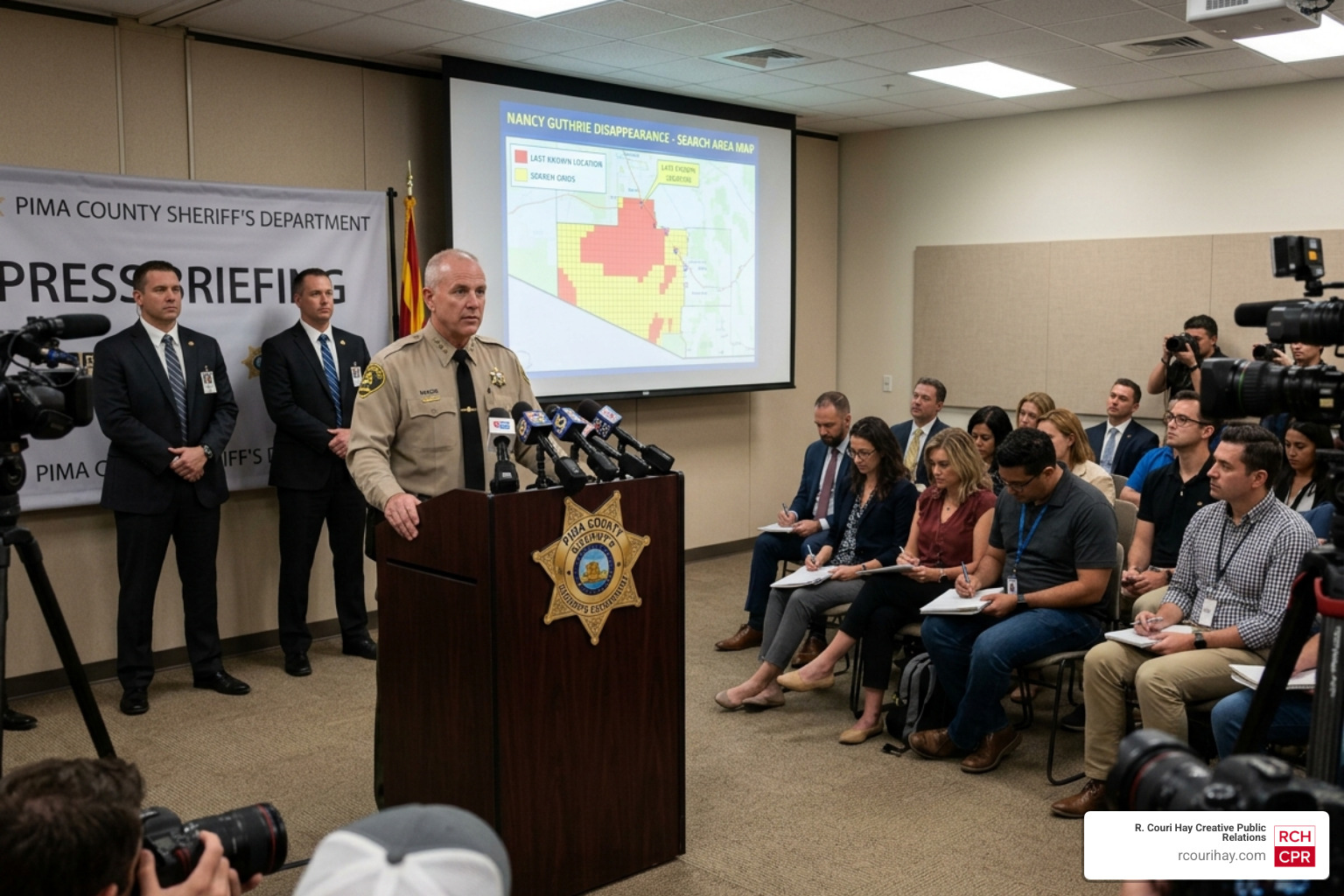 Pima County Sheriff's Department briefing on the Nancy Guthrie disappearance - did they find nancy guthrie