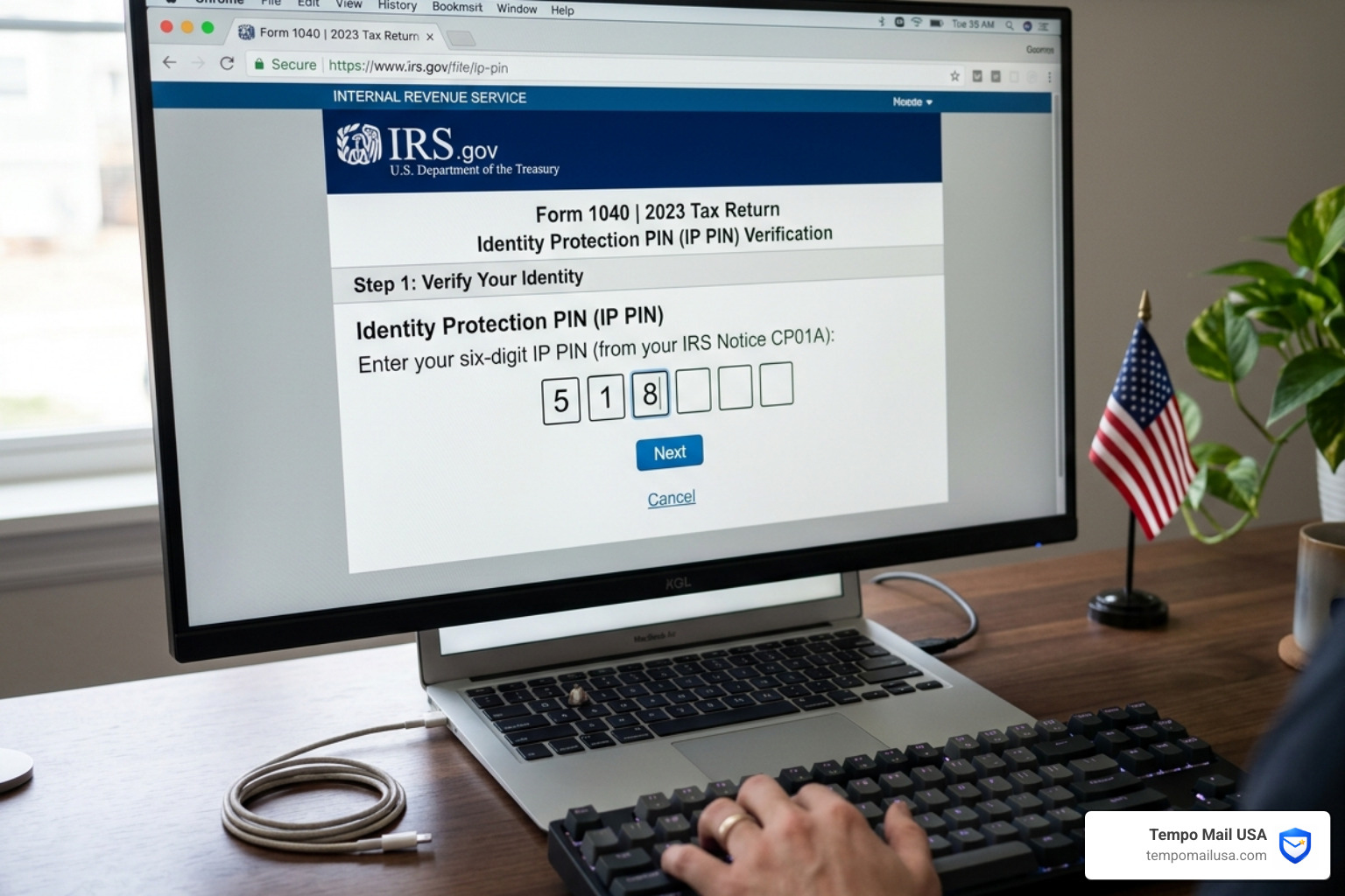 Secure tax filing interface with IRS IP PIN entry - What to do immediately if your Social Security Number is leaked on the Secure tax filing interface with IRS IP PIN entry - What to do immediately if your Social Security Number is leaked on the