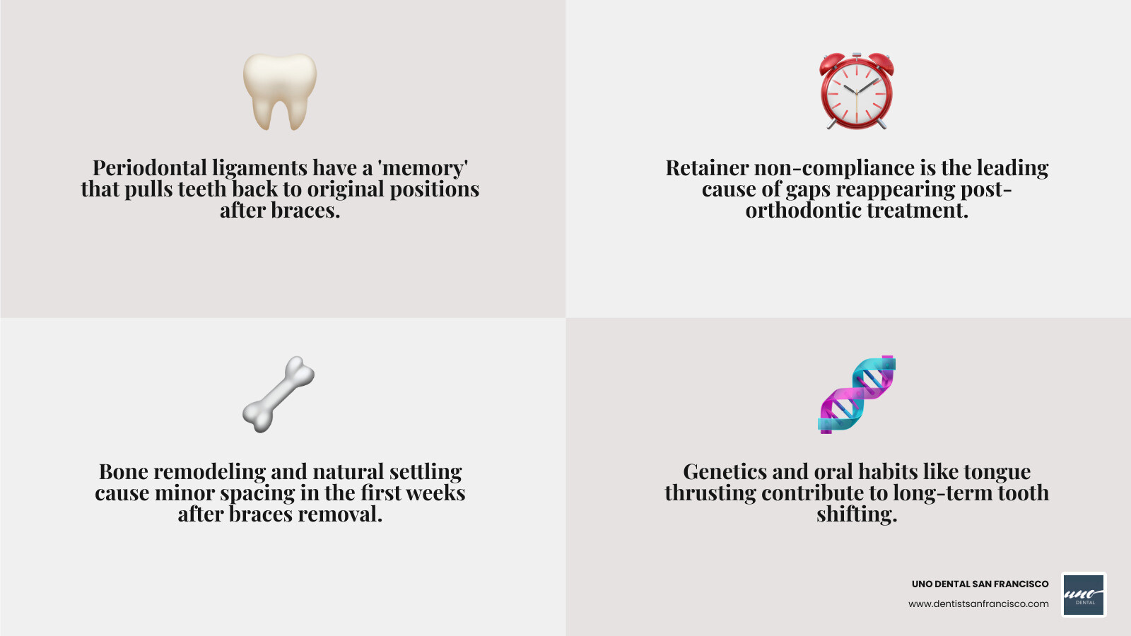 Gaps Between Teeth After Braces and How to Close Them for Good - UNO DENTAL