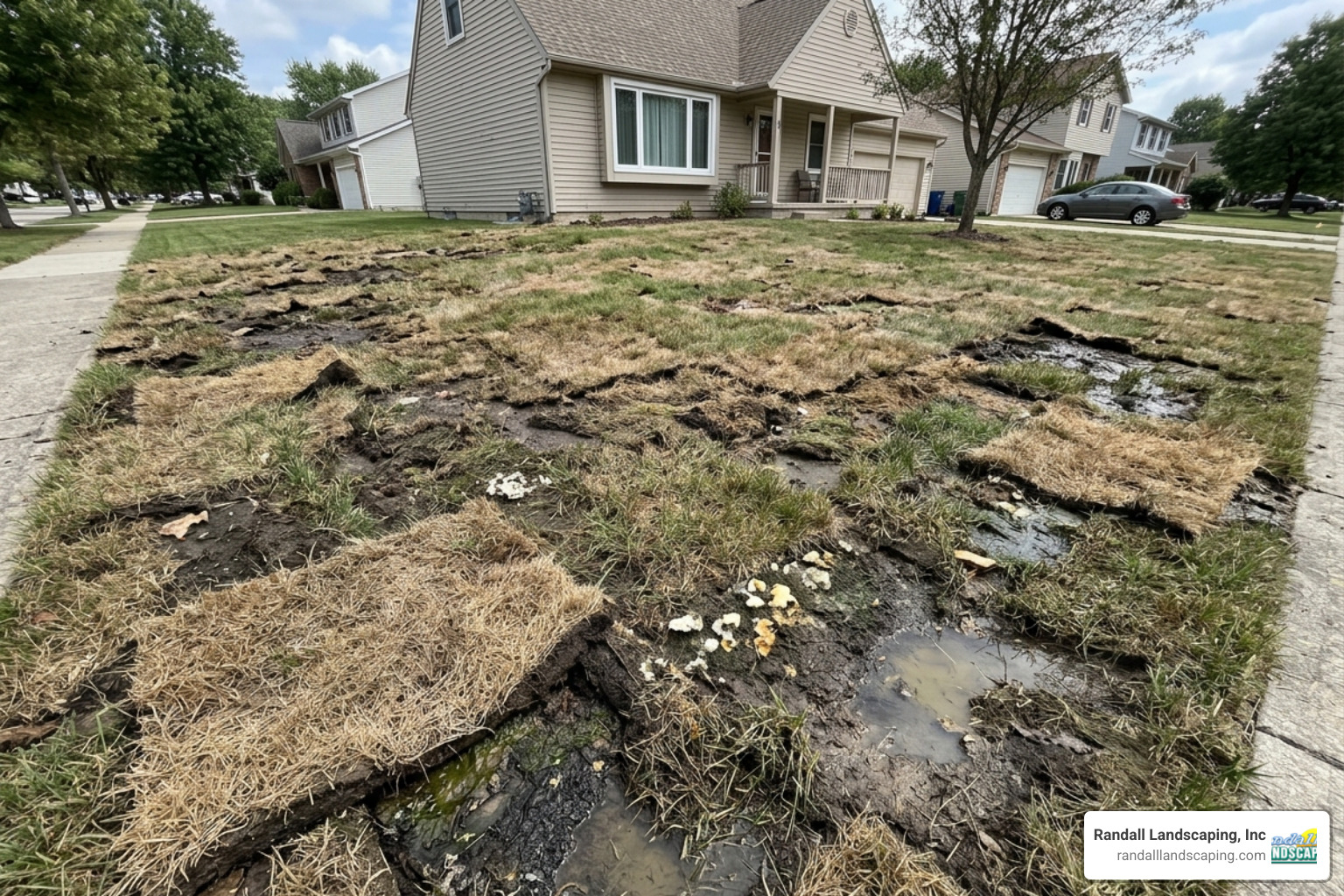 Common mistakes and failures when laying sod over grass - install sod over existing lawn