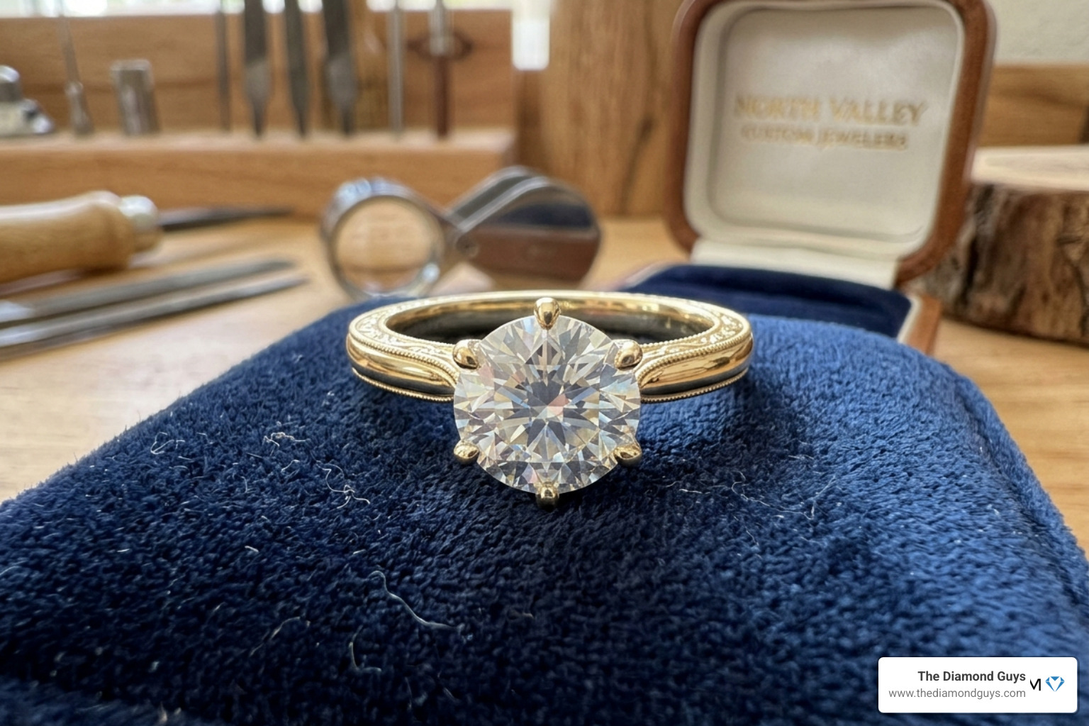 North Valley custom jewelers bespoke diamond engagement ring - North Valley custom jewelers North Valley custom jewelers bespoke diamond engagement ring - North Valley custom jewelers