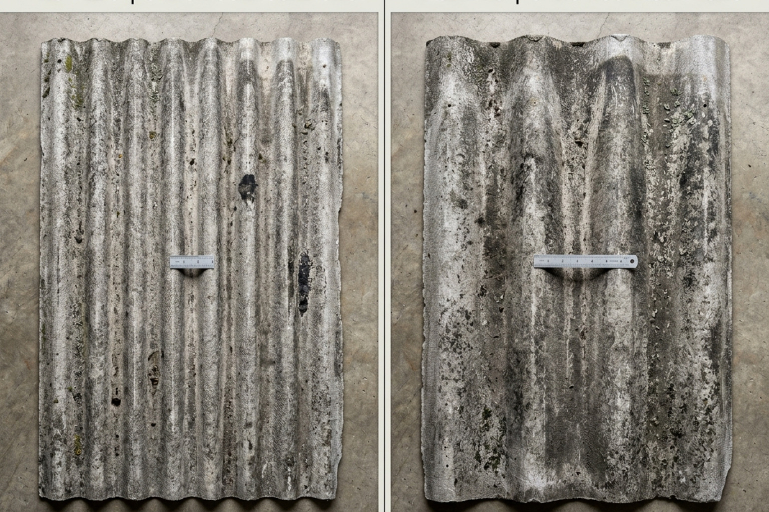 Comparison of Profile 3 and Profile 6 asbestos cement sheet corrugations - asbestos corrugated sheet Comparison of Profile 3 and Profile 6 asbestos cement sheet corrugations - asbestos corrugated sheet