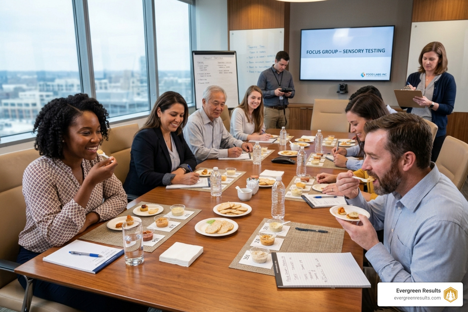 focus group tasting session - food market research
