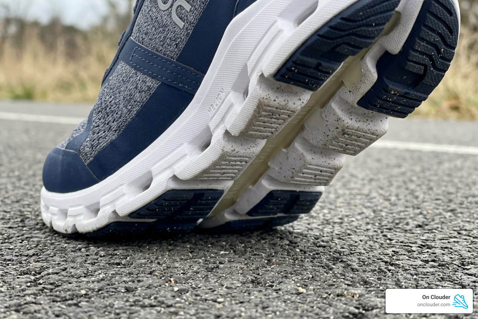 CloudTec and Helion superfoam cushioning technology in On Cloudgo women's shoes - on cloudgo women's shoes