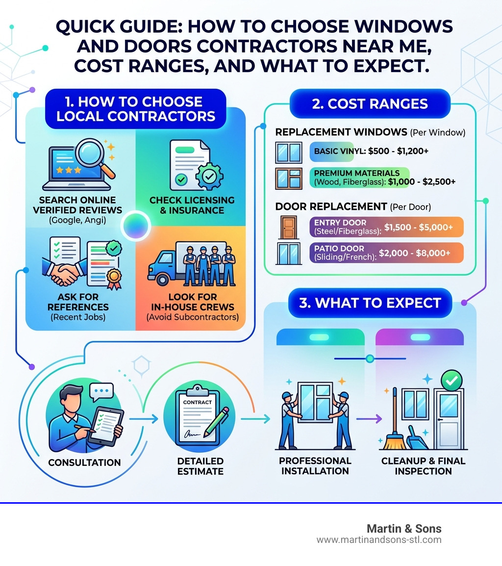 Quick guide: how to choose windows and doors contractors near me, cost ranges, and what to expect - windows and doors Quick guide: how to choose windows and doors contractors near me, cost ranges, and what to expect - windows and doors