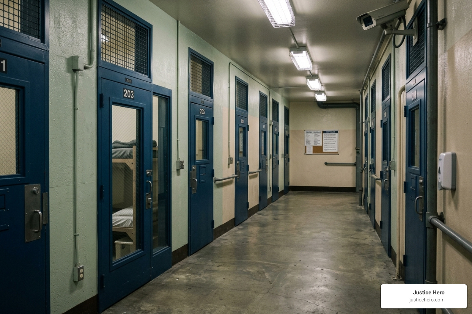 secure residential wing inside a juvenile facility - juvie jail