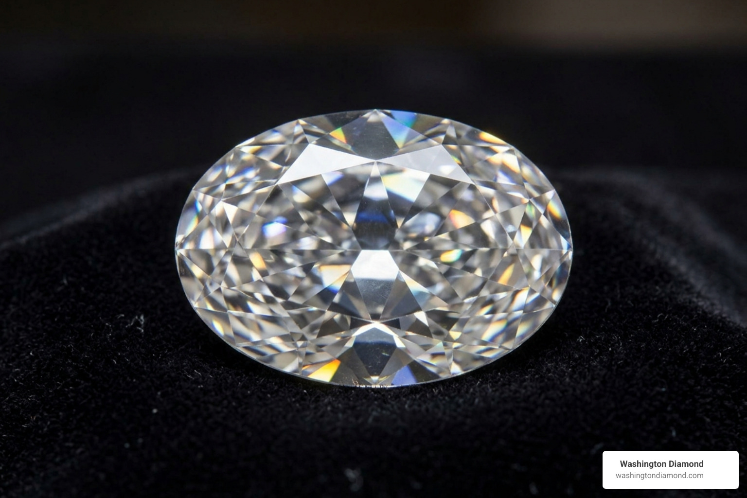 A historic oval diamond showcasing the evolution of faceting - Oval cut diamond