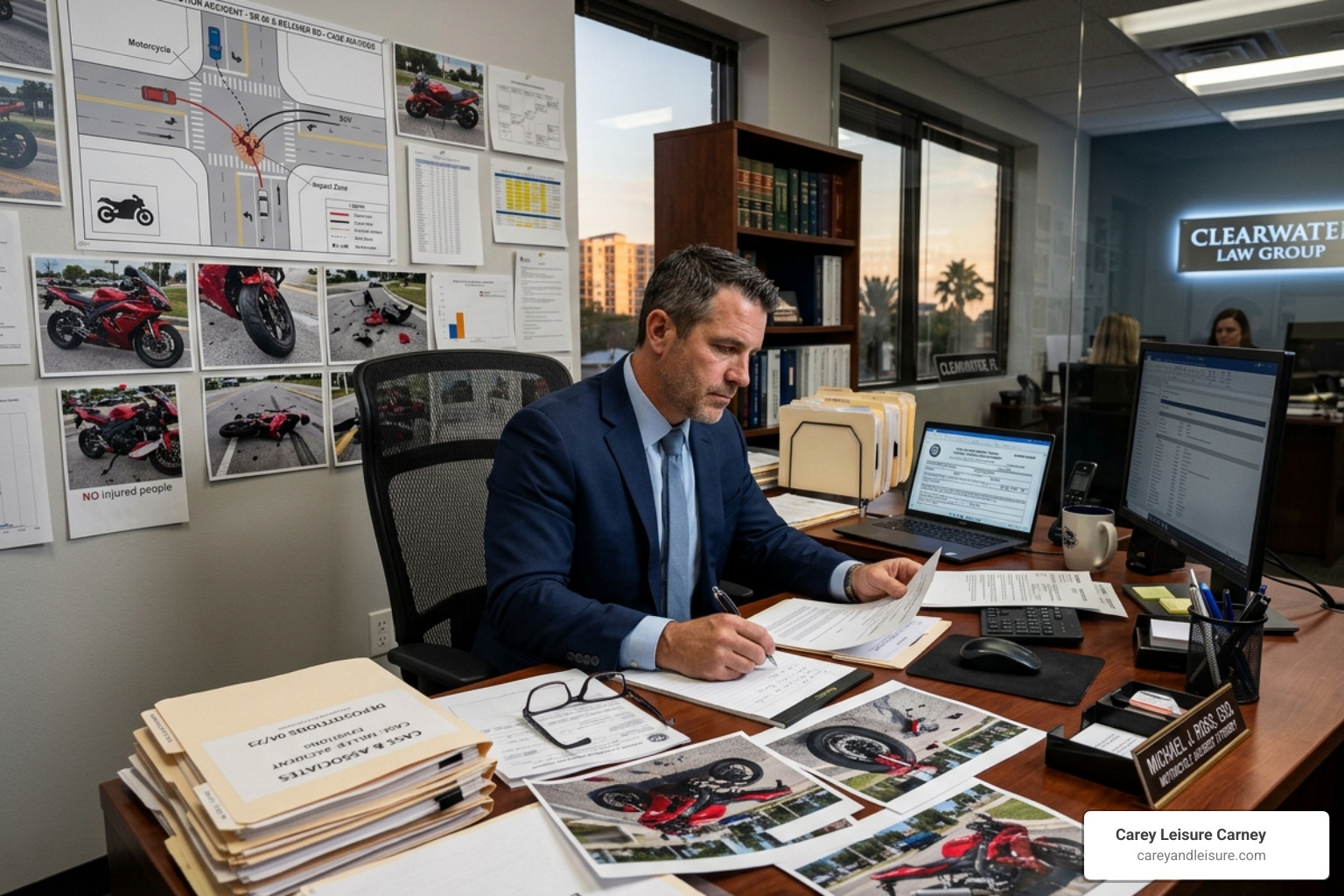 motorcycle accident attorney clearwater trial preparation - motorcycle accident attorney clearwater