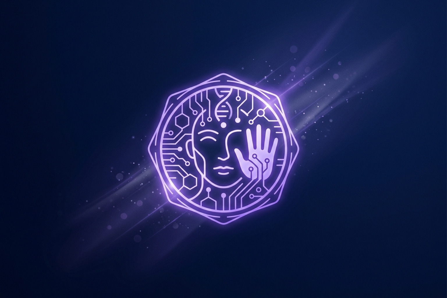 Verified Human concept graphic - AI content generation ethics Verified Human concept graphic - AI content generation ethics