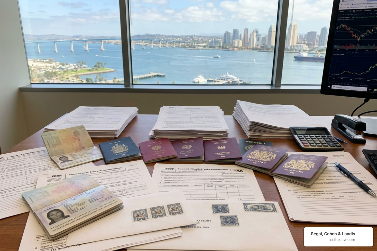 International financial documents and federal reporting forms - San Diego Offshore Tax Issues