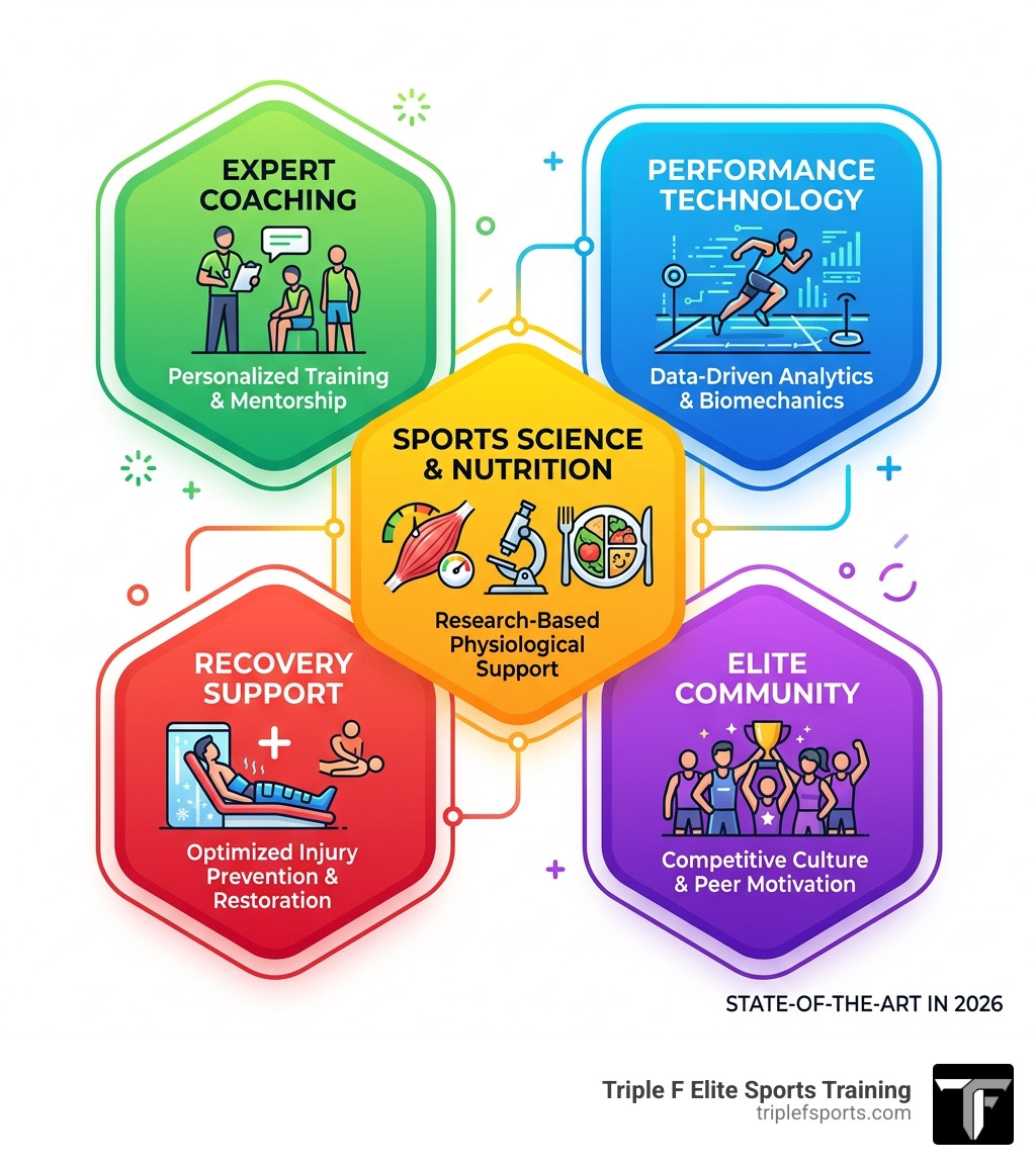 5 pillars of a world-class athlete training center infographic - athlete training center infographic 5 pillars of a world-class athlete training center infographic - athlete training center infographic