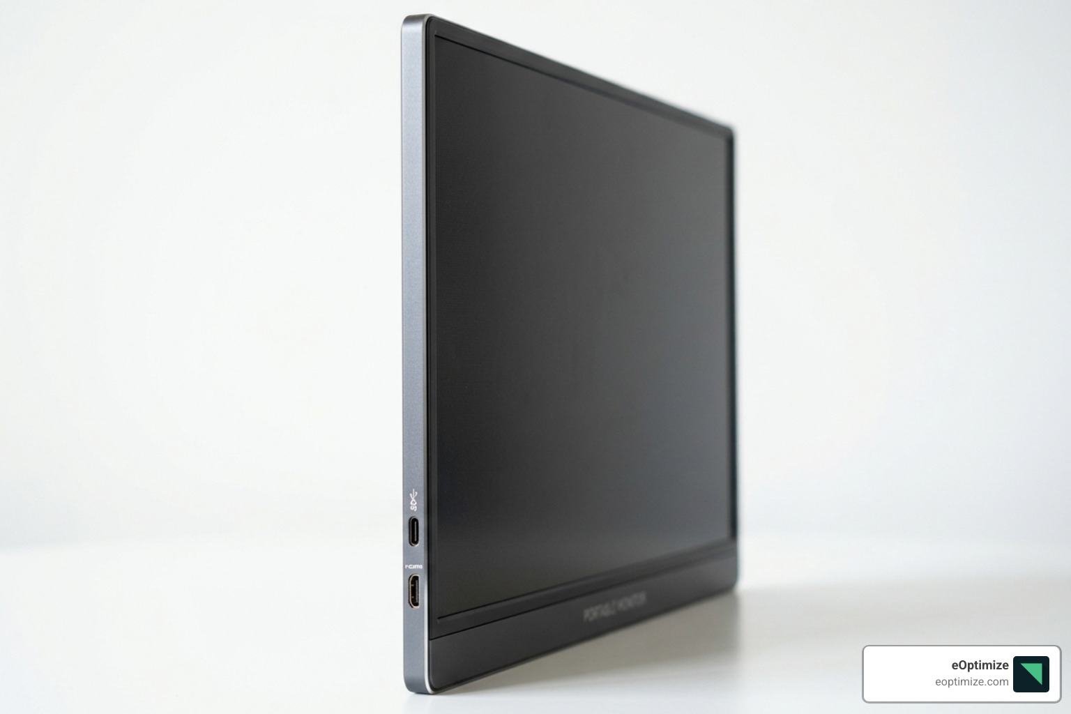 The slim 0.4-inch profile of a modern 15.6-inch portable USB-C display - portable monitor usb c