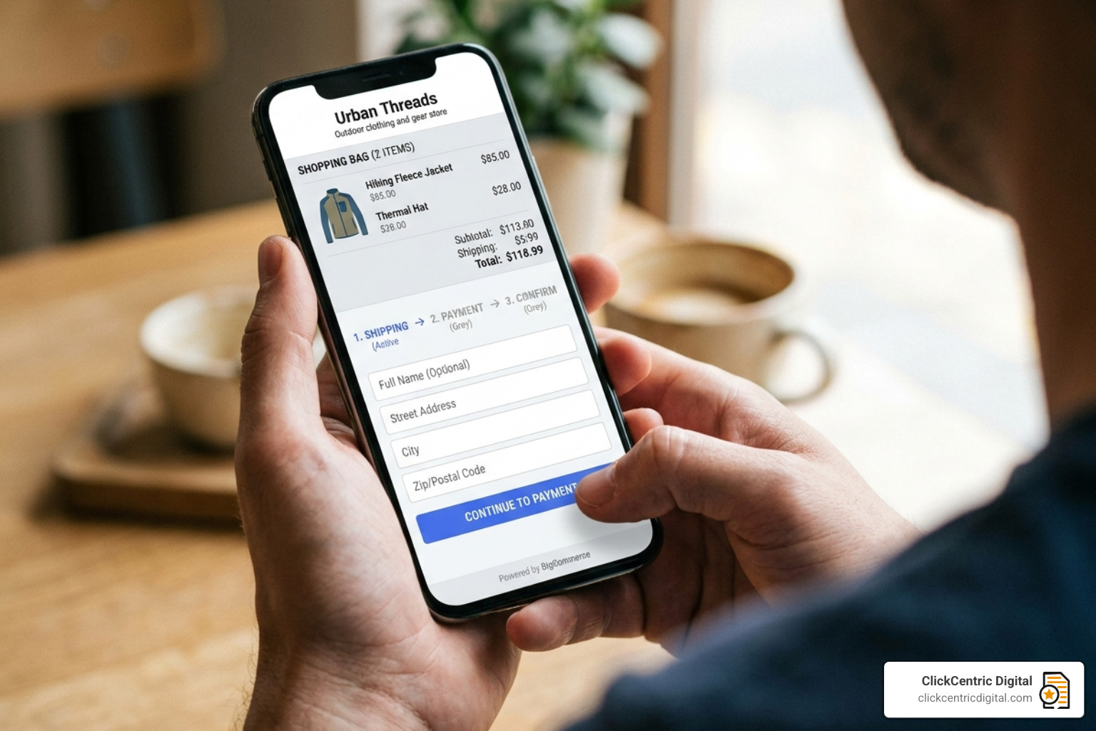 Mobile-optimized checkout process on a BigCommerce store - bigcommerce website development Mobile-optimized checkout process on a BigCommerce store - bigcommerce website development