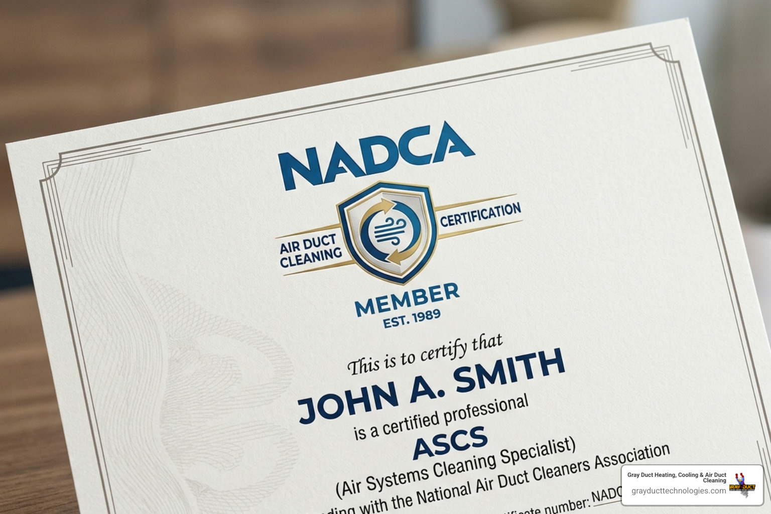 A close-up image of a NADCA certification logo, clearly visible and professional. - mn air duct cleaning A close-up image of a NADCA certification logo, clearly visible and professional. - mn air duct cleaning