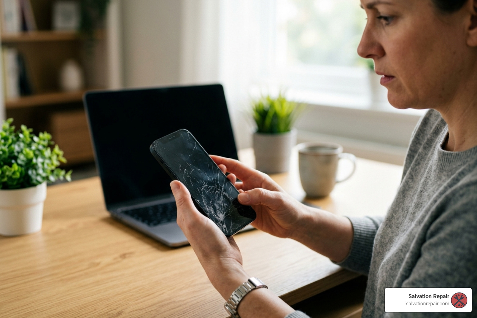 Comparison of hairline cracks vs OLED bleeding on iPhone 12 - iPhone 12 cracked screen