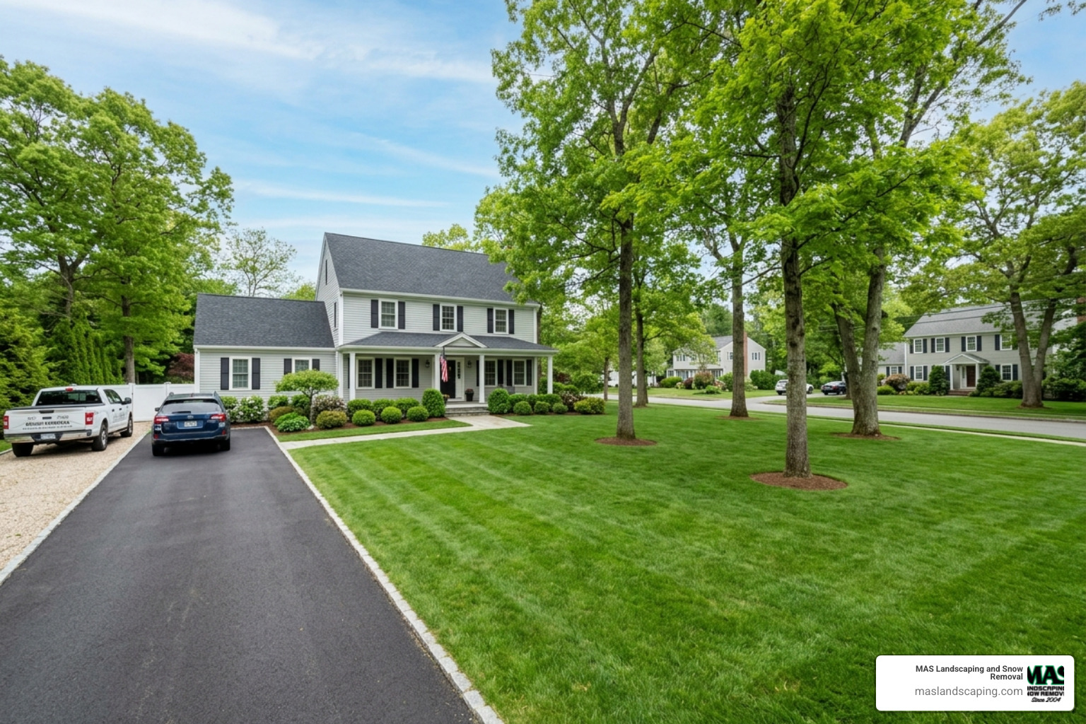 cleared residential lot after professional brush removal - brush removal service