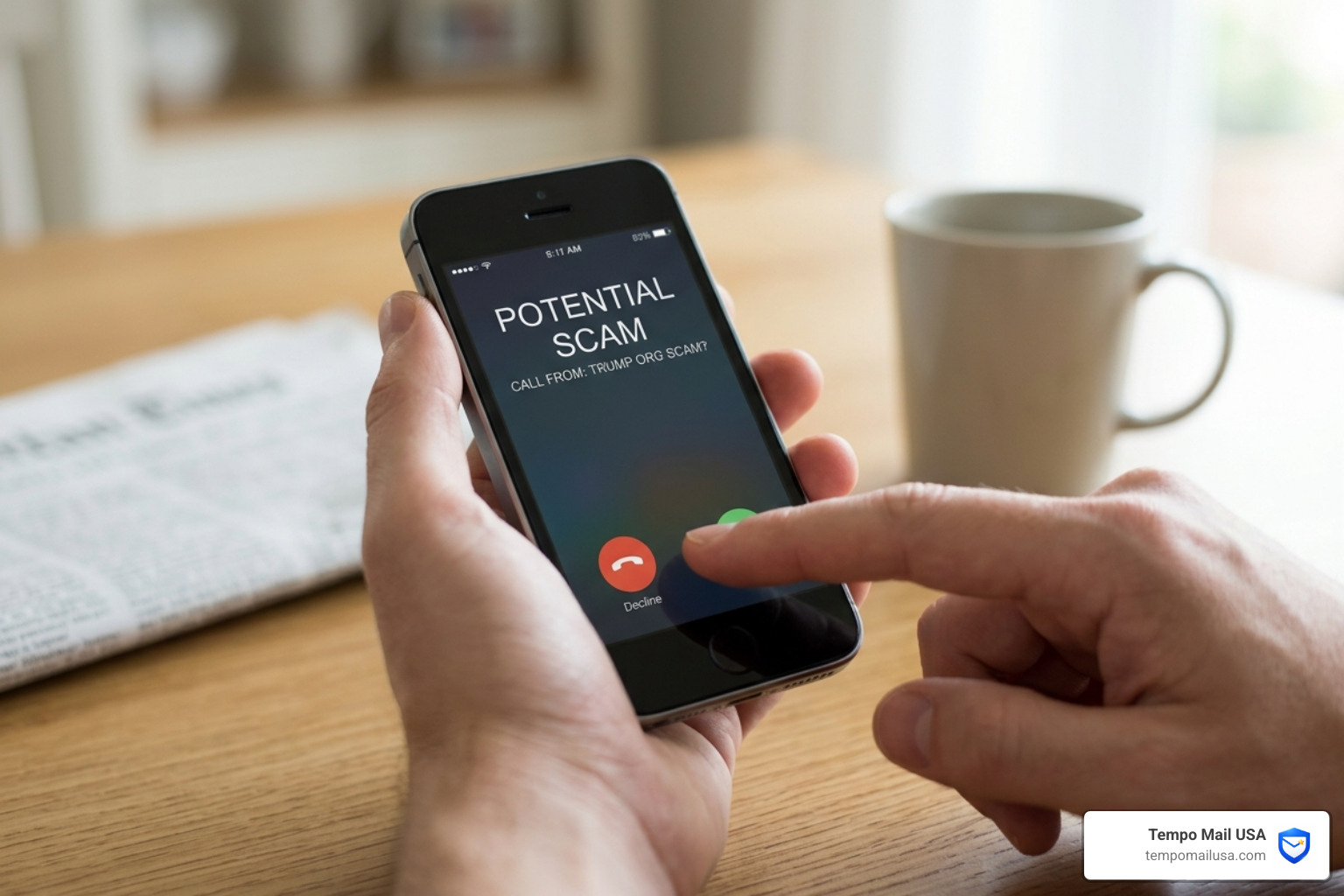 Digital firewall protecting personal data from malicious actors - trump phone scam Digital firewall protecting personal data from malicious actors - trump phone scam