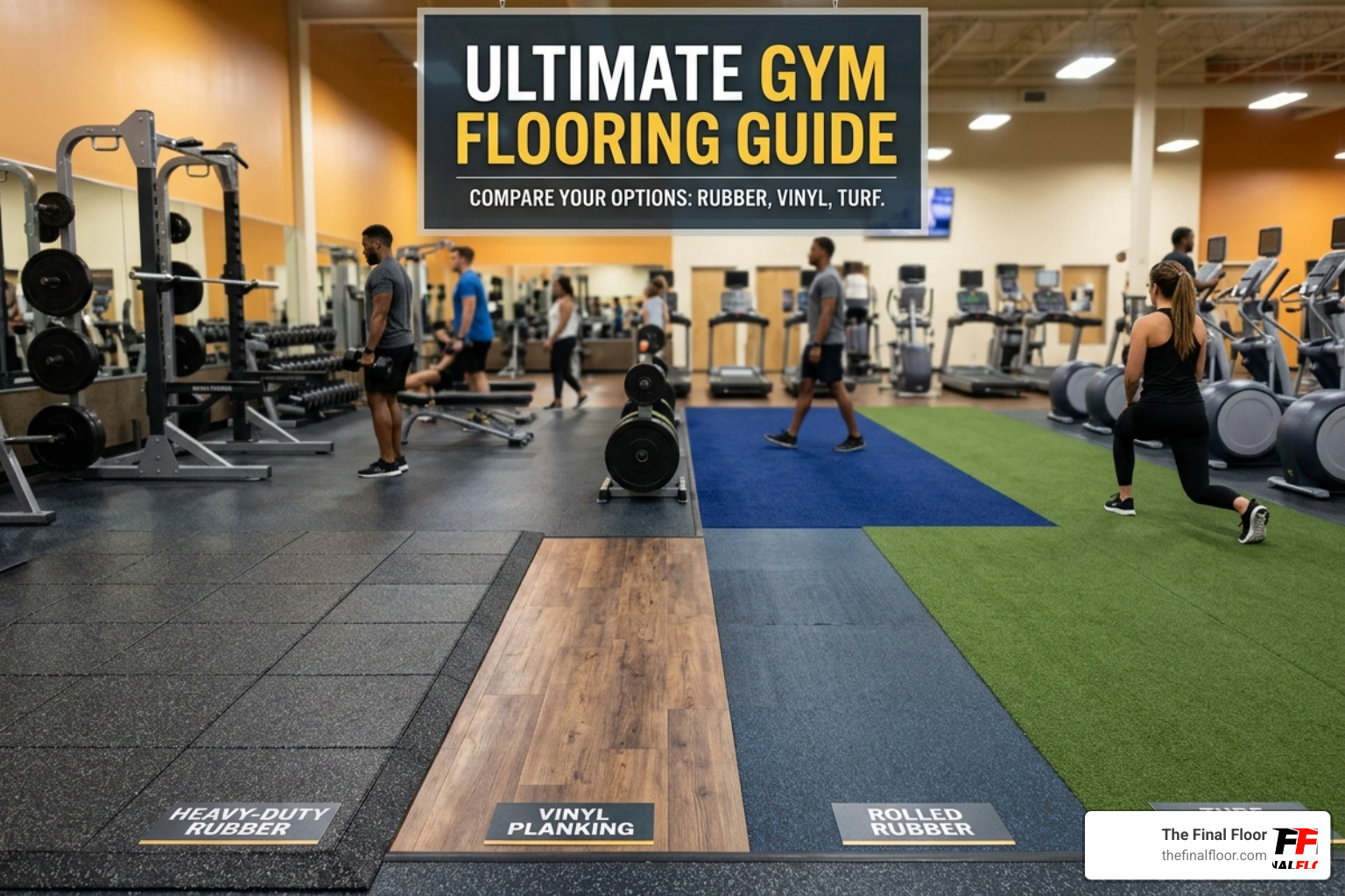 Home gym with different zones for various activities - gym flooring options Home gym with different zones for various activities - gym flooring options