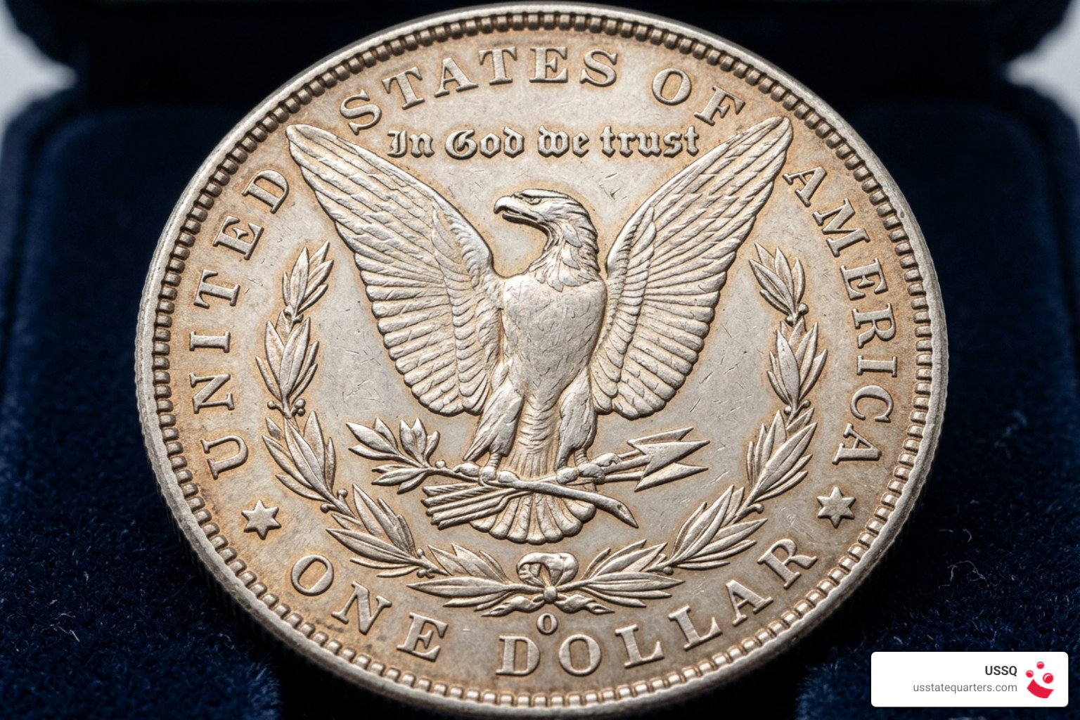 1887-O Morgan Silver Dollar reverse eagle O mint mark New Orleans French Quarter - 1887 o morgan silver dollar