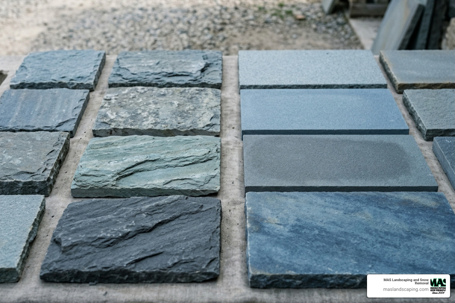 various bluestone finishes and colors - bluestone near me