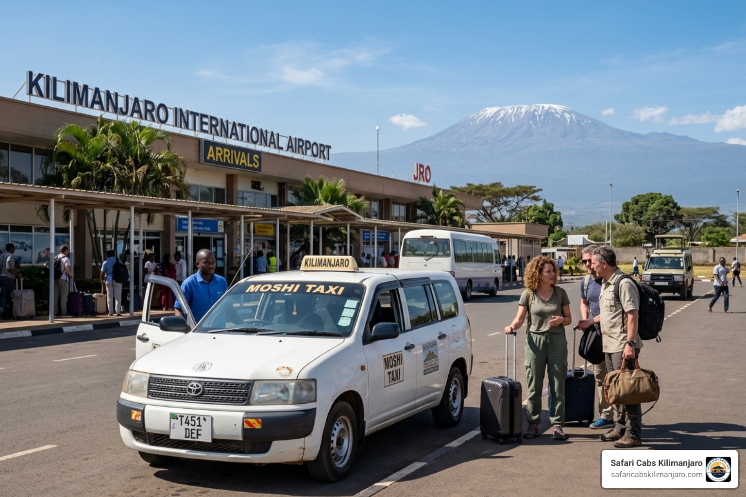 moshi taxi Kilimanjaro Airport arrival terminal northern Tanzania - moshi taxi
