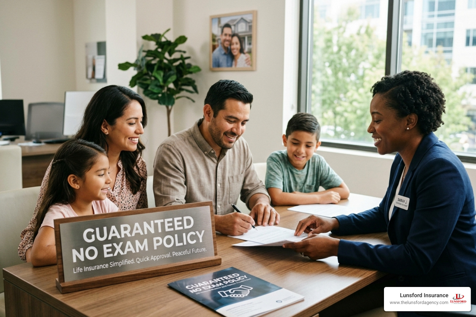 Senior Ohio resident reviewing insurance documents at home - guaranteed no exam policy Senior Ohio resident reviewing insurance documents at home - guaranteed no exam policy