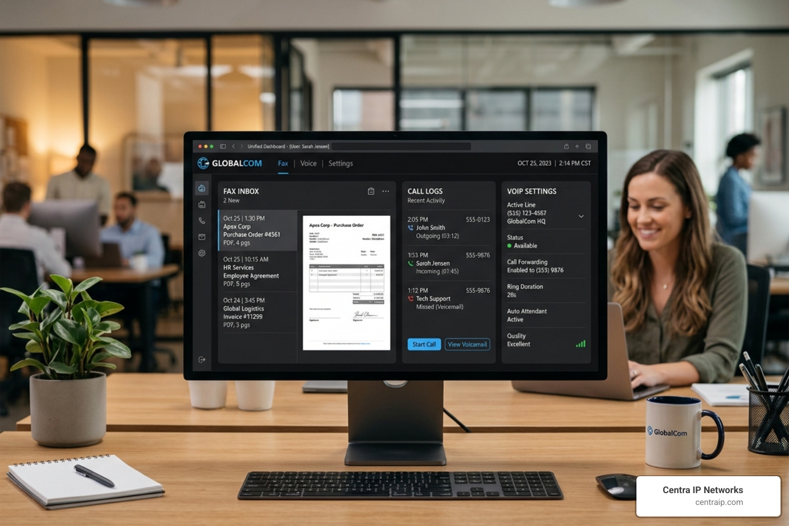 cloud-based communication dashboard showing integrated fax and voice services - orlando business fax service cloud-based communication dashboard showing integrated fax and voice services - orlando business fax service