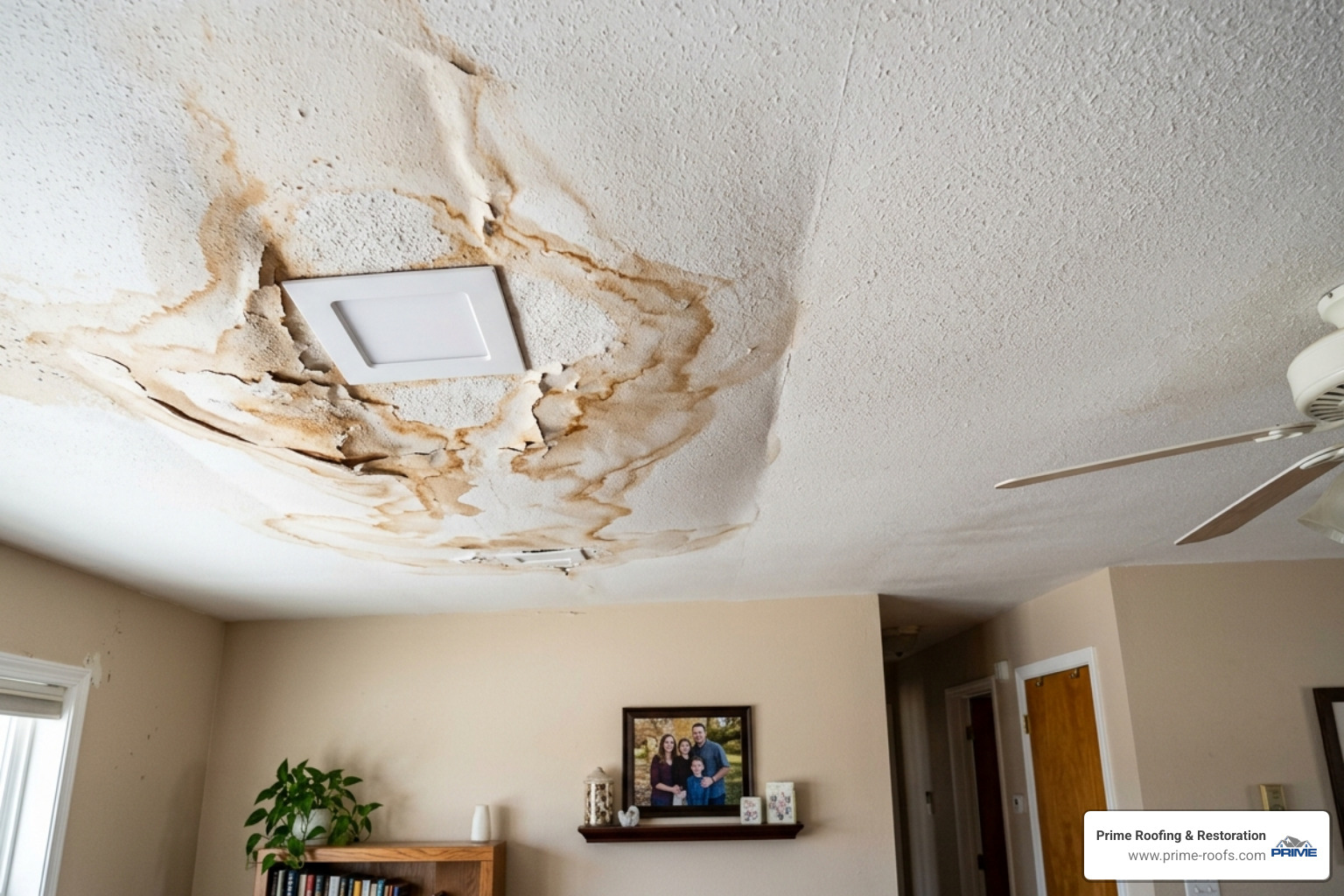 sagging drywall ceiling near a light fixture - emergency ceiling repair sagging drywall ceiling near a light fixture - emergency ceiling repair