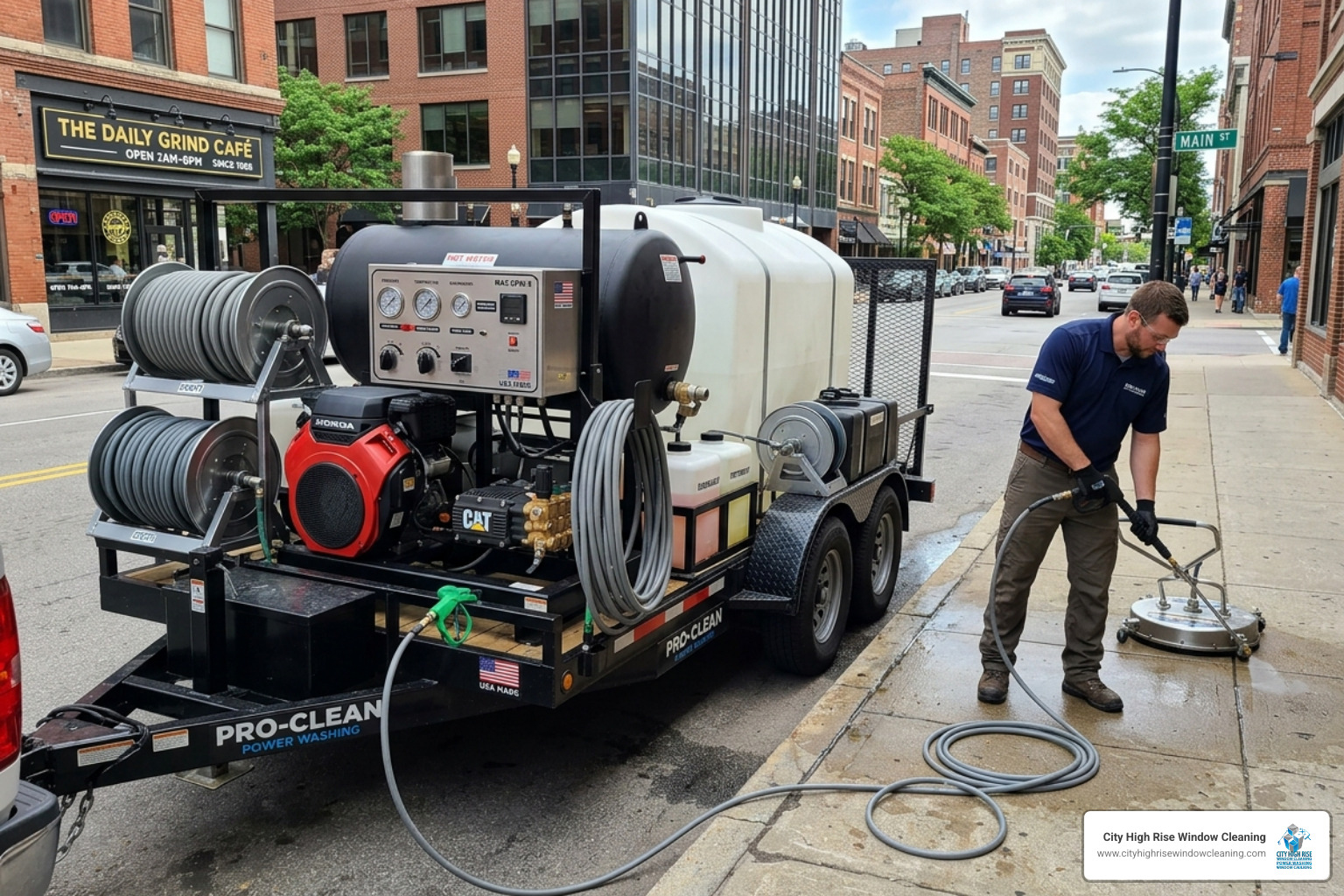 Industrial-grade commercial pressure washing equipment featuring high GPM pumps and hot water heaters - commercial pressure Industrial-grade commercial pressure washing equipment featuring high GPM pumps and hot water heaters - commercial pressure