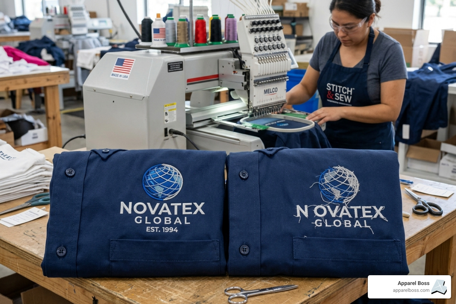 Custom Embroidery and Printing - Apparel Boss