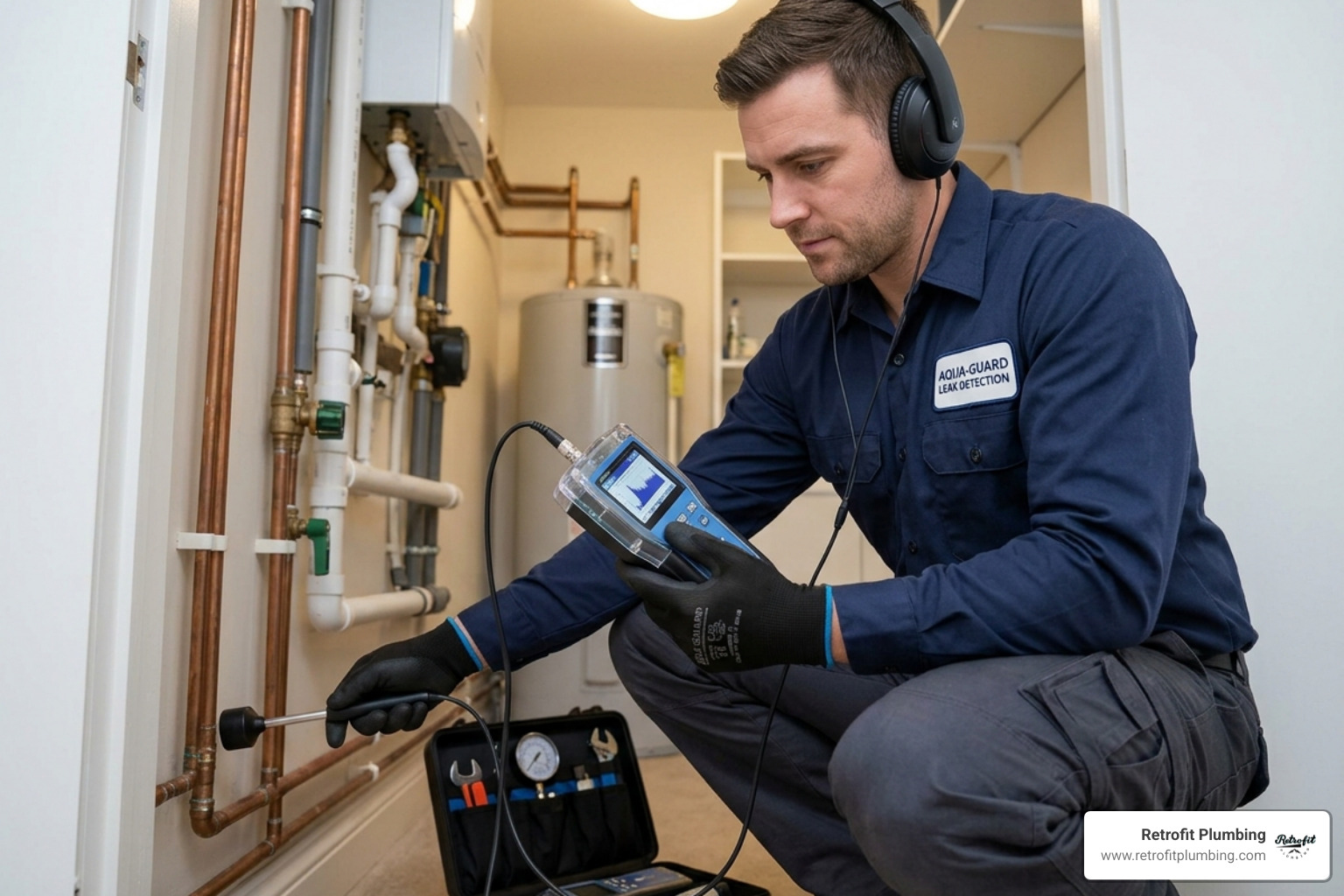 skyrocketing water bill next to a damp drywall patch - leak detection service skyrocketing water bill next to a damp drywall patch - leak detection service