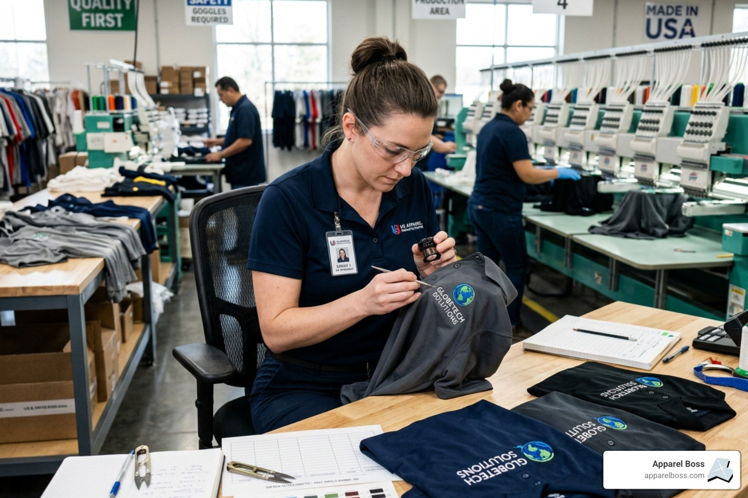 Custom branded apparel and merchandise by Apparel Boss