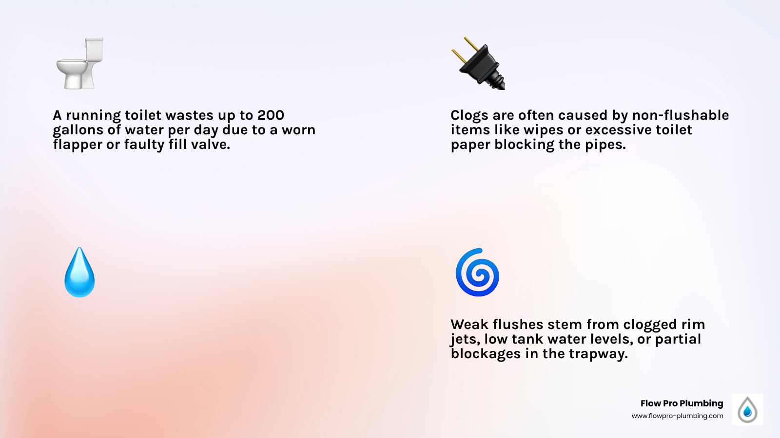 infographic showing common toilet problems, their causes, and whether they are DIY or professional repairs - common toilet infographic showing common toilet problems, their causes, and whether they are DIY or professional repairs - common toilet