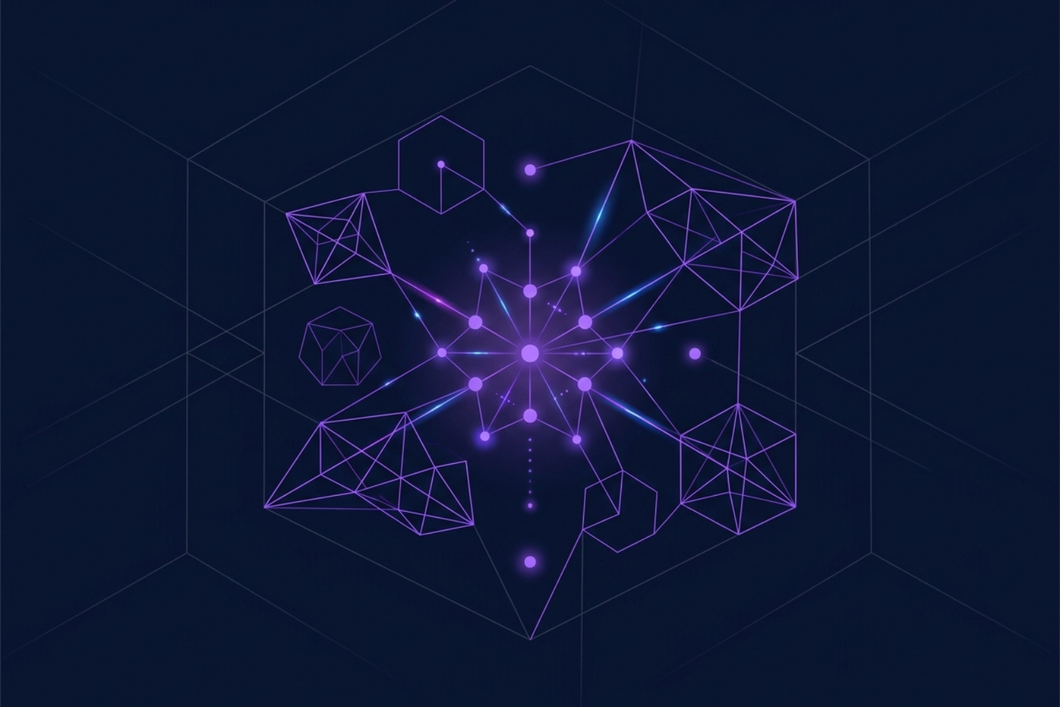 geometric grid representing a centralized dashboard for AI brand visibility patterns - track brand mentions in generative ai