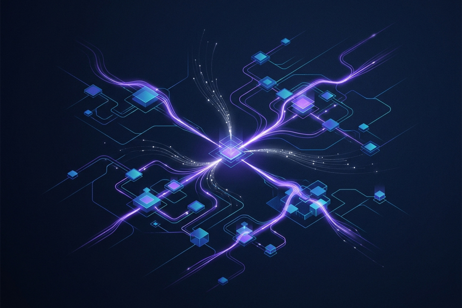 abstract representation of high-intent conversion data and user flow patterns - track brand mentions in generative ai