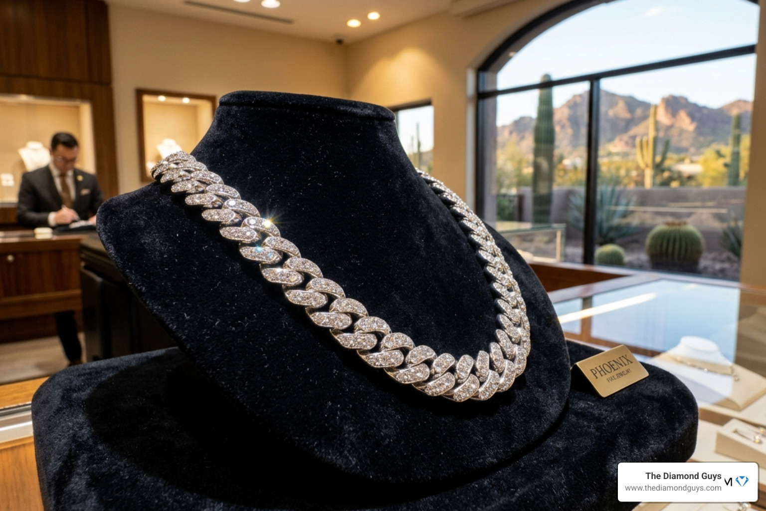 Which jewelry stores in the Phoenix area are known for selling a high-quality diamond chain for men that is real and Which jewelry stores in the Phoenix area are known for selling a high-quality diamond chain for men that is real and