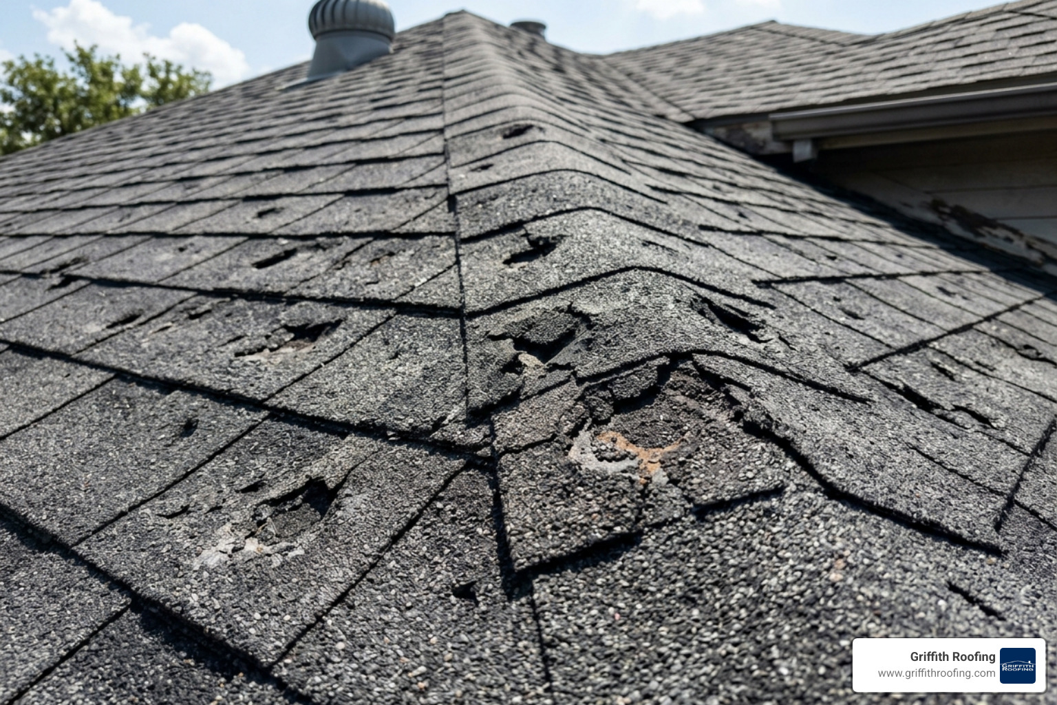 hail damage on asphalt shingles requiring professional restoration - frisco roofing contractor hail damage on asphalt shingles requiring professional restoration - frisco roofing contractor