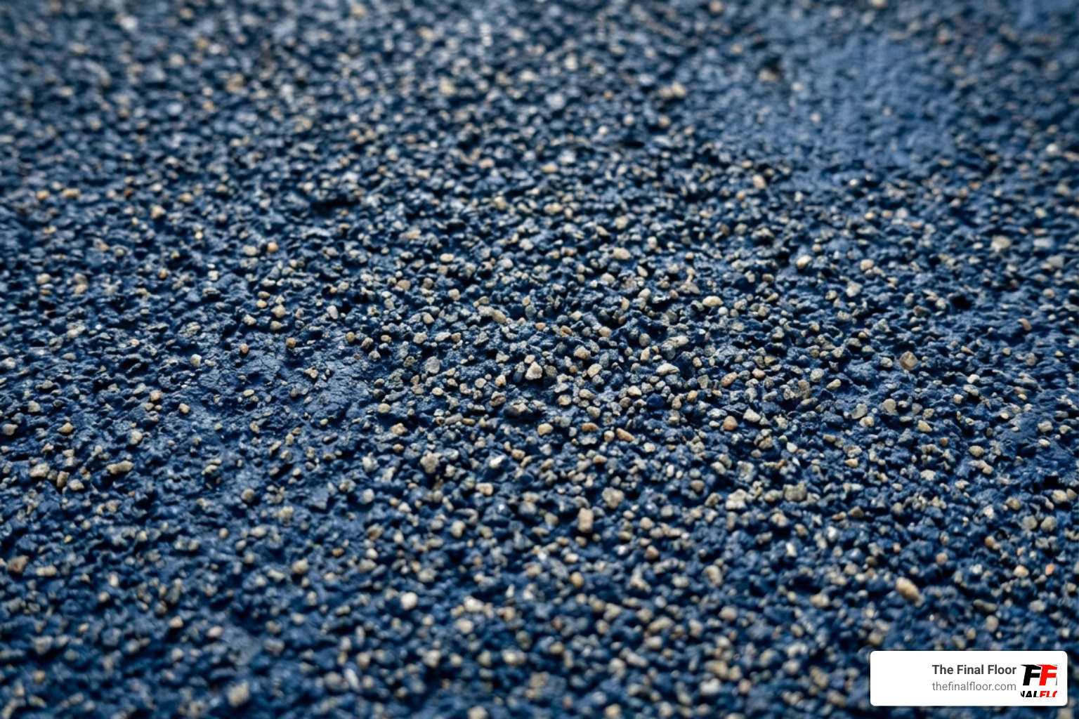 Close-up of the non-slip texture of an acrylic sports floor - acrylic synthetic flooring
