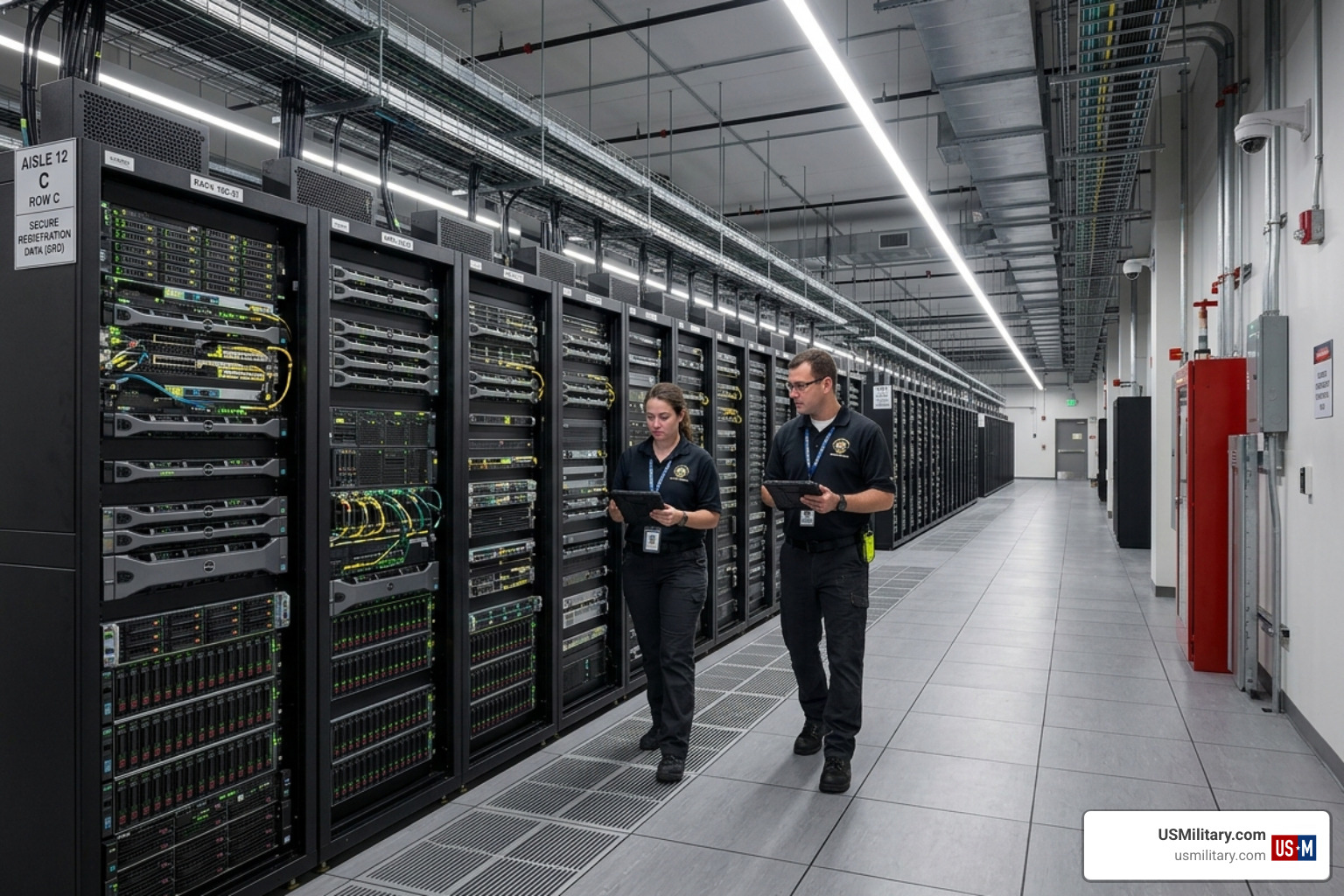 Federal data center with servers processing registration information - Military Draft Age Limit Beginning in 2026