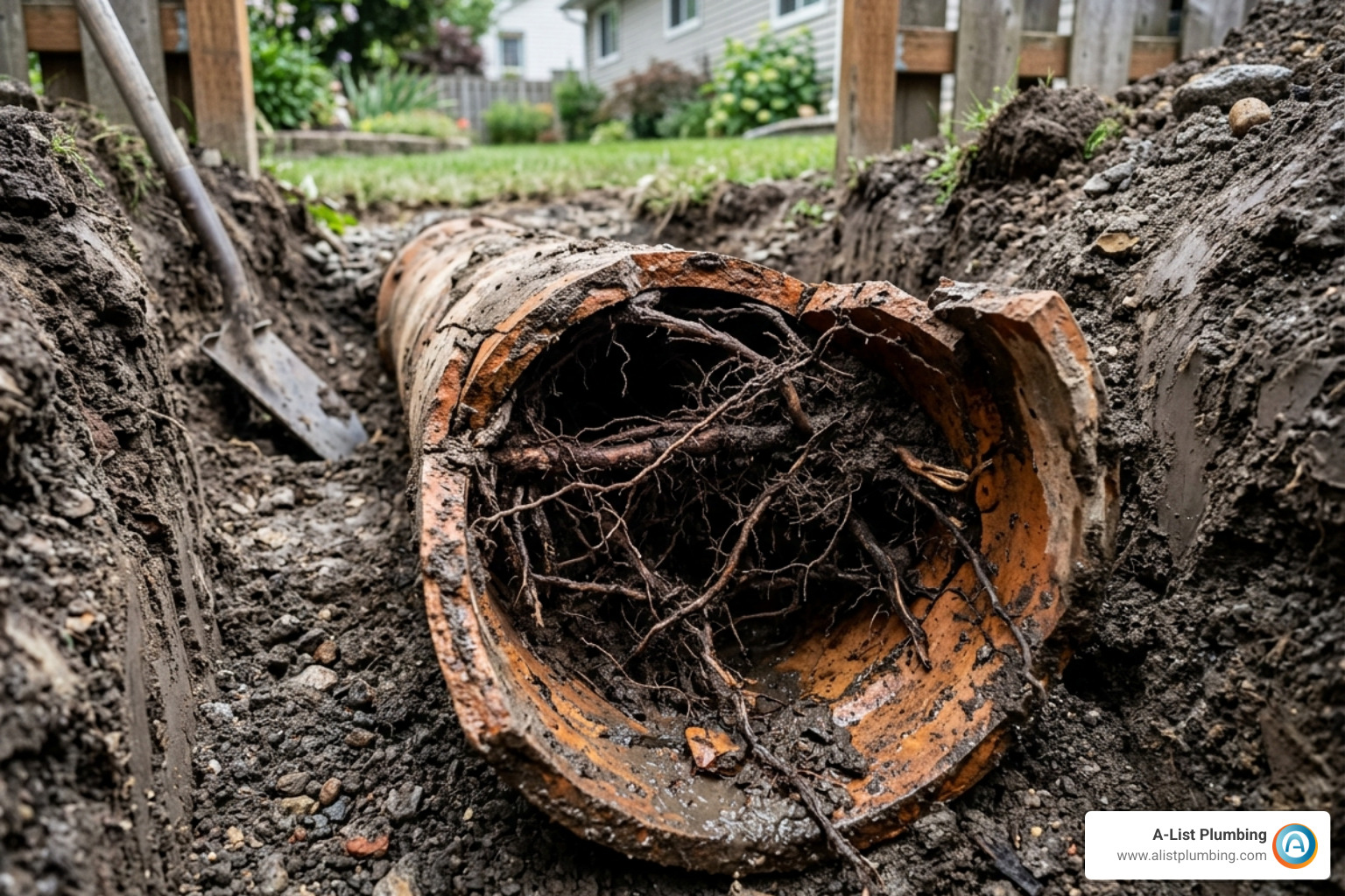 damaged underground sewer pipe showing cracks and root intrusion - sewer line repair cost damaged underground sewer pipe showing cracks and root intrusion - sewer line repair cost
