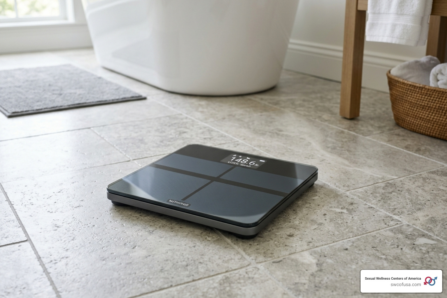 smart scale on a bathroom floor - weight loss management online smart scale on a bathroom floor - weight loss management online