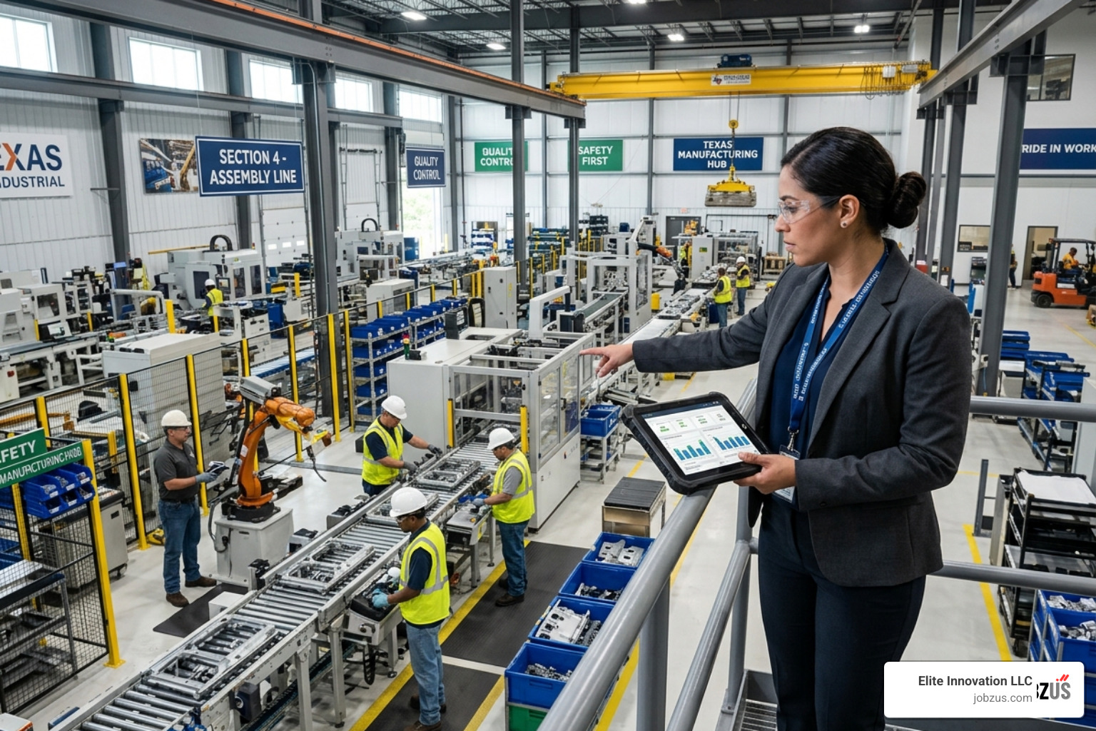 operations manager overseeing a production line in a Texas facility - industrial technology jobs near me operations manager overseeing a production line in a Texas facility - industrial technology jobs near me