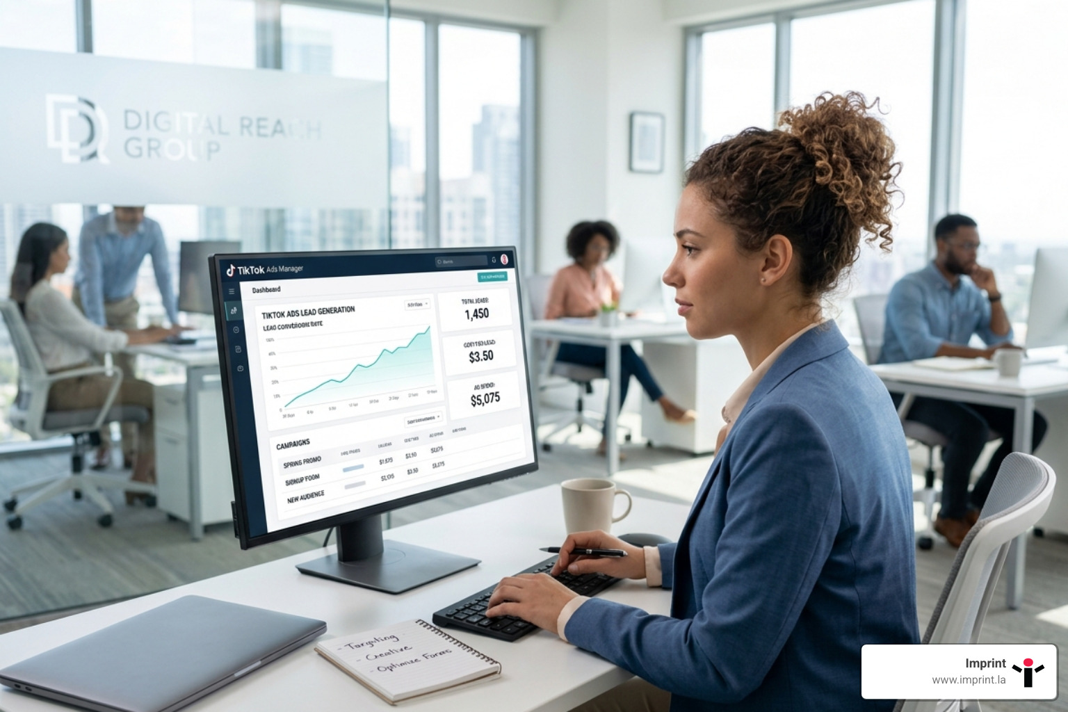 TikTok Ads Manager campaign selection screen showing Lead Generation objective - tiktok ads lead generation