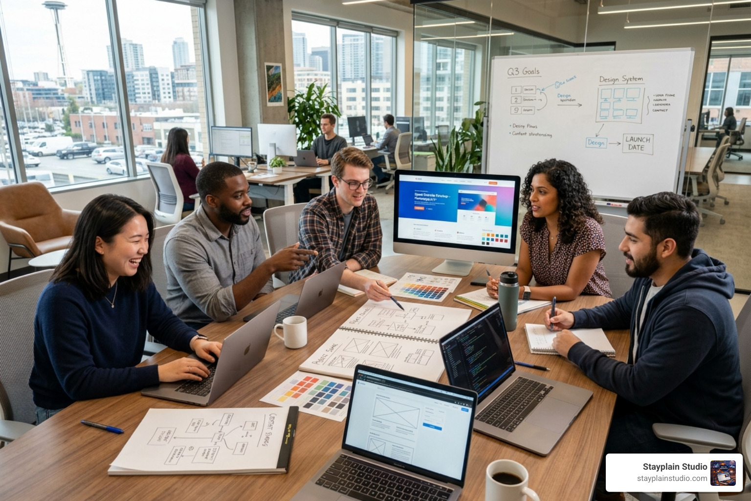 collaborative web design team - business website design company