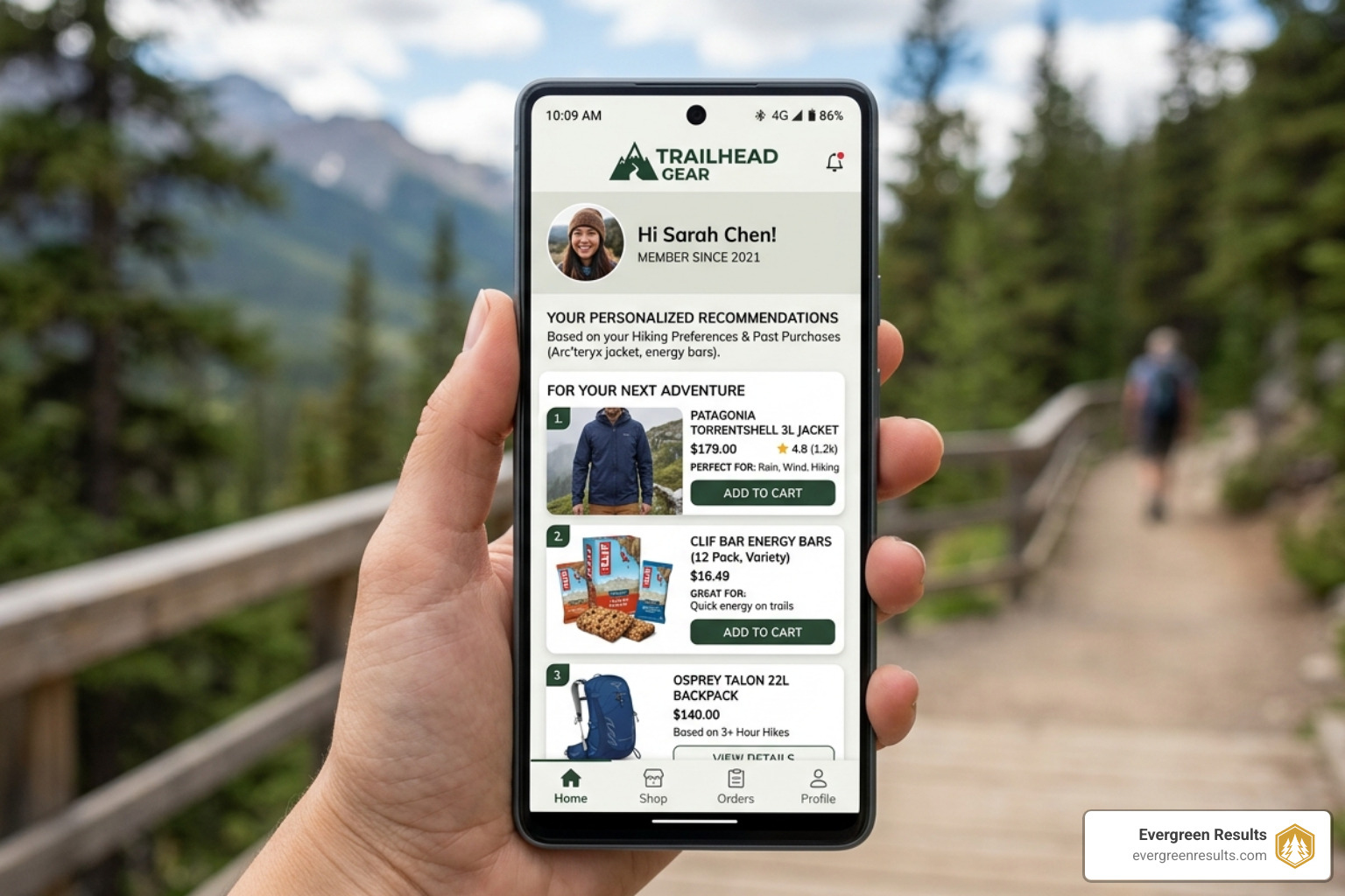 personalized app interface - customer engagement strategies