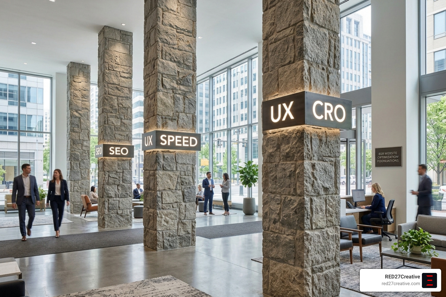 The four pillars of B2B website optimization: SEO, Speed, UX, and CRO - B2B website optimization The four pillars of B2B website optimization: SEO, Speed, UX, and CRO - B2B website optimization