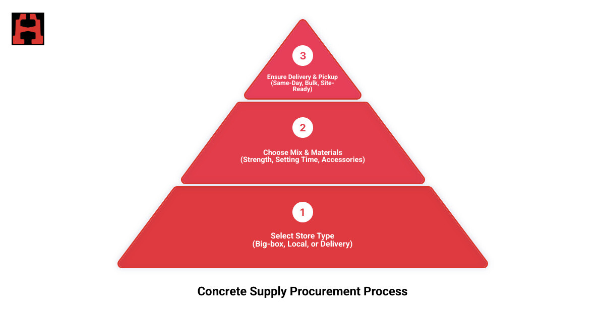 Concrete supply procurement process: store types, mix selection, delivery options, reinforcement needs - concrete supplies Concrete supply procurement process: store types, mix selection, delivery options, reinforcement needs - concrete supplies