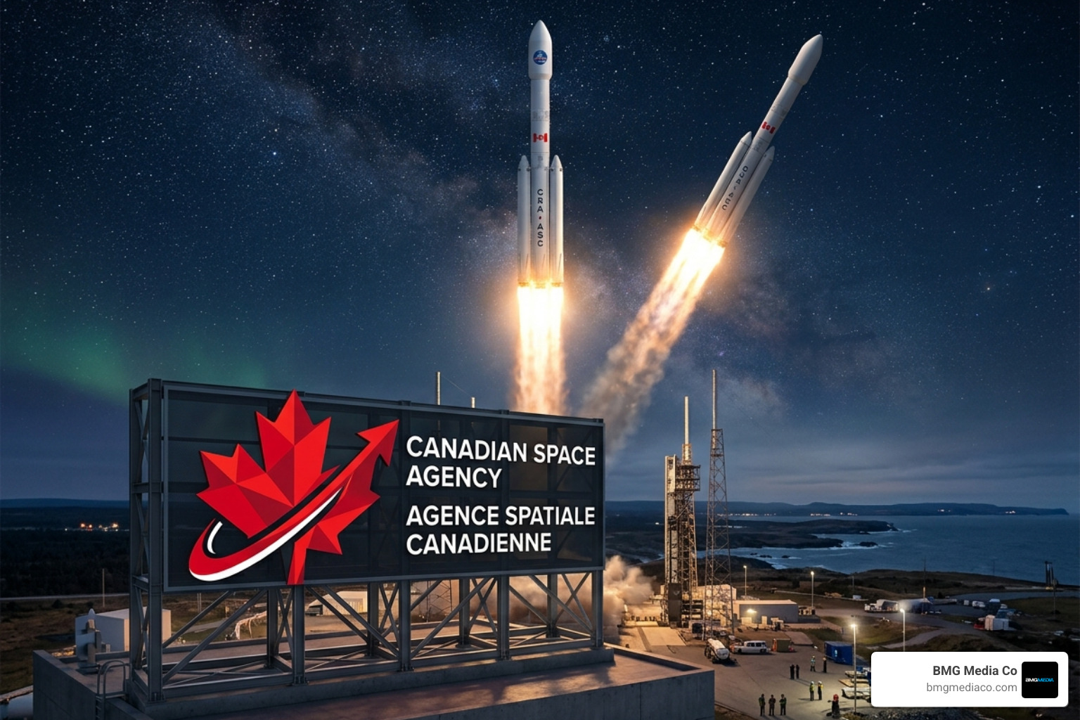 Iconic branding example: Canadian Space Agency logo redesign - award winning branding design