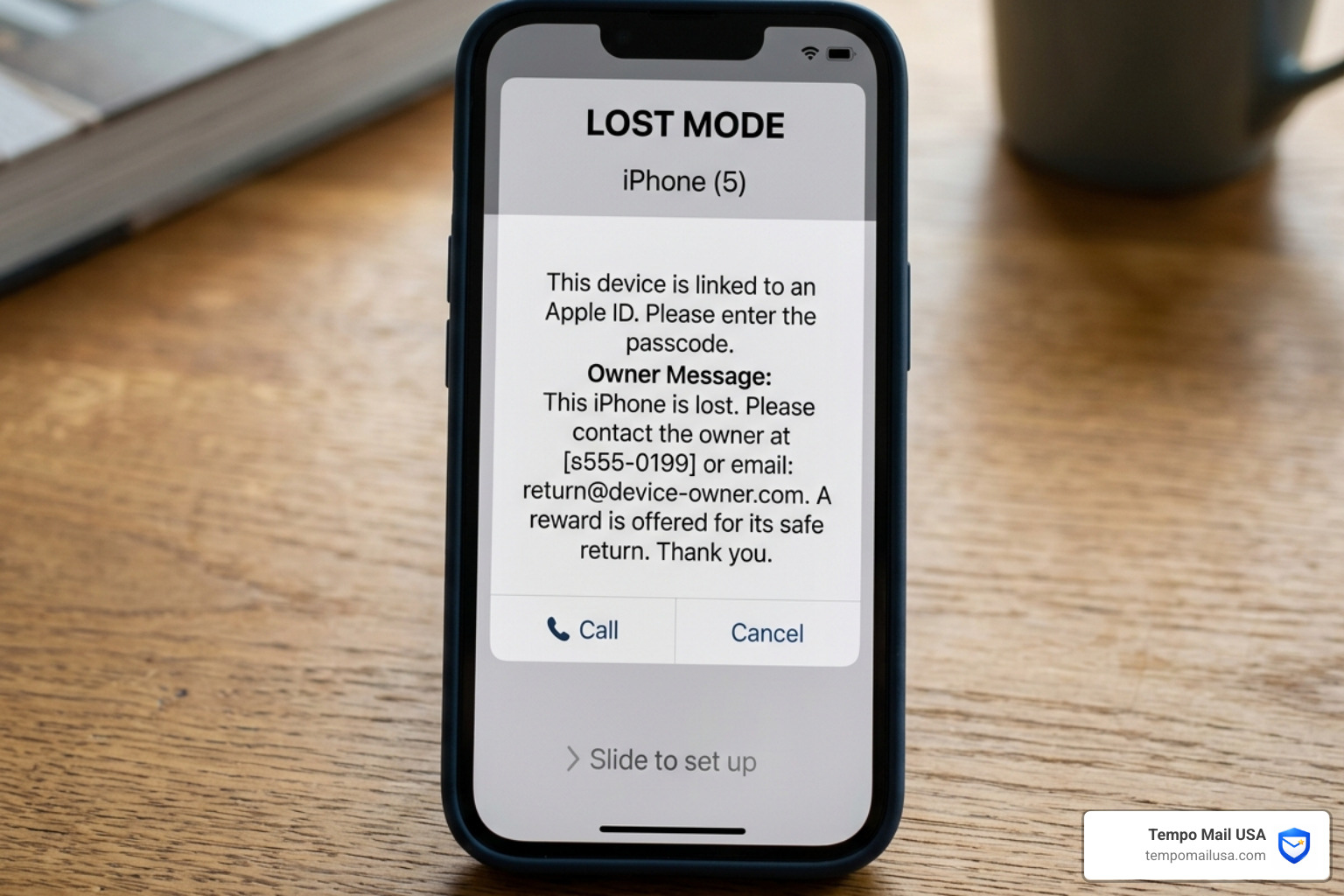 Find My screen showing a remotely locked iPhone with a ransom message - 🔥 “iCloud Storage Full Scam: Is It Real? How to