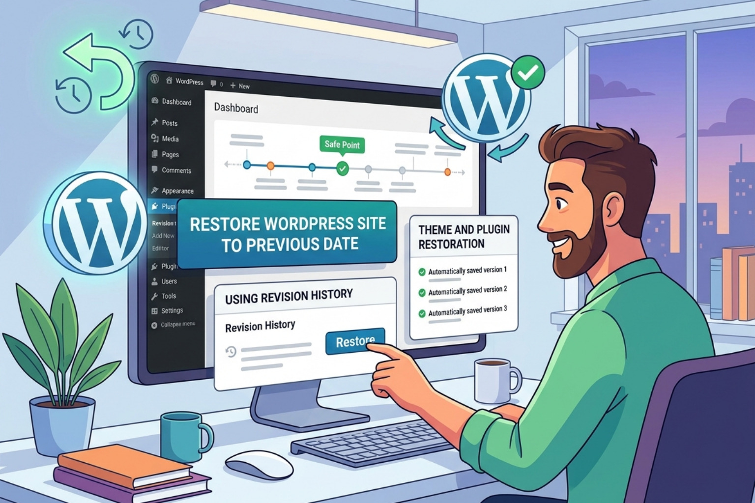 Website Restored Restore WordPress Site to Previous Date Without Backup 2026